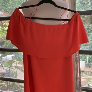 Charles Henry Off Shoulder Dress